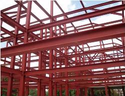 Structural steel at Princess Park, Friern Barnet